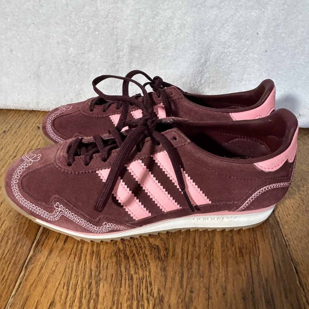 Adidas Womens Size 7.5 SL72 Pink Spark/Shadow Red Athletic Shoes